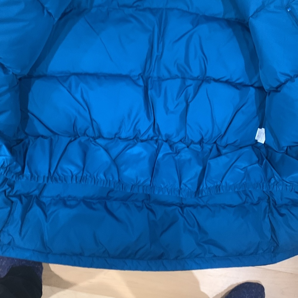 Columbia Boys Size 18/20 heavy down Winter Jacket Blue - Picture 9 of 12